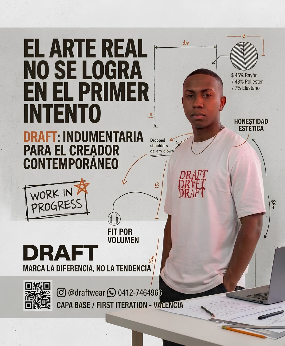 Flyer Draft - Indumentaria Masculina